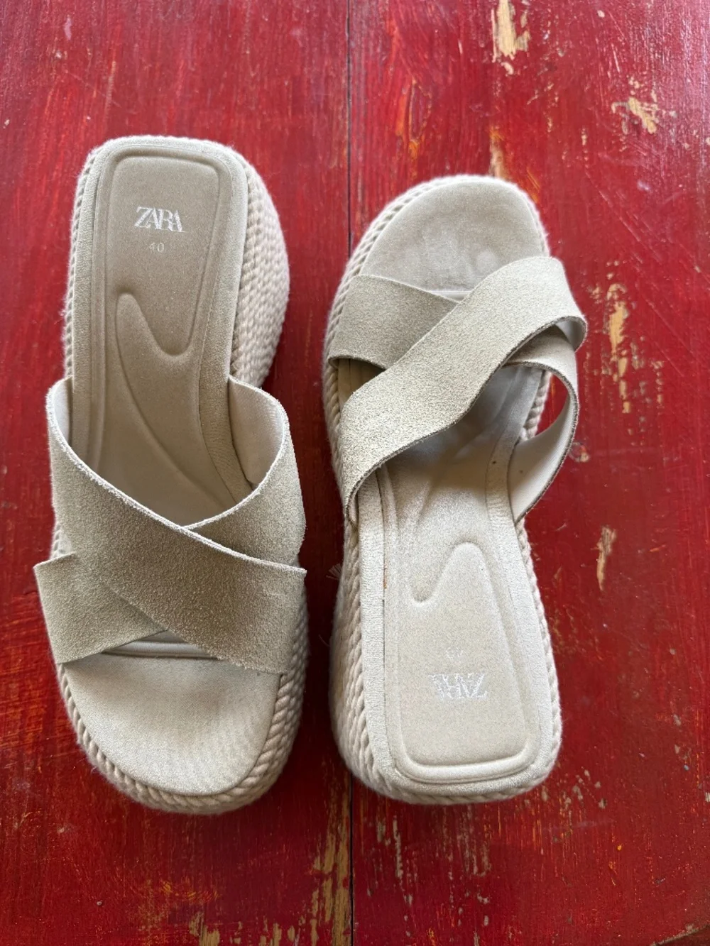 Zara wedges 40